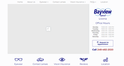 Desktop Screenshot of bayviewoptical.com